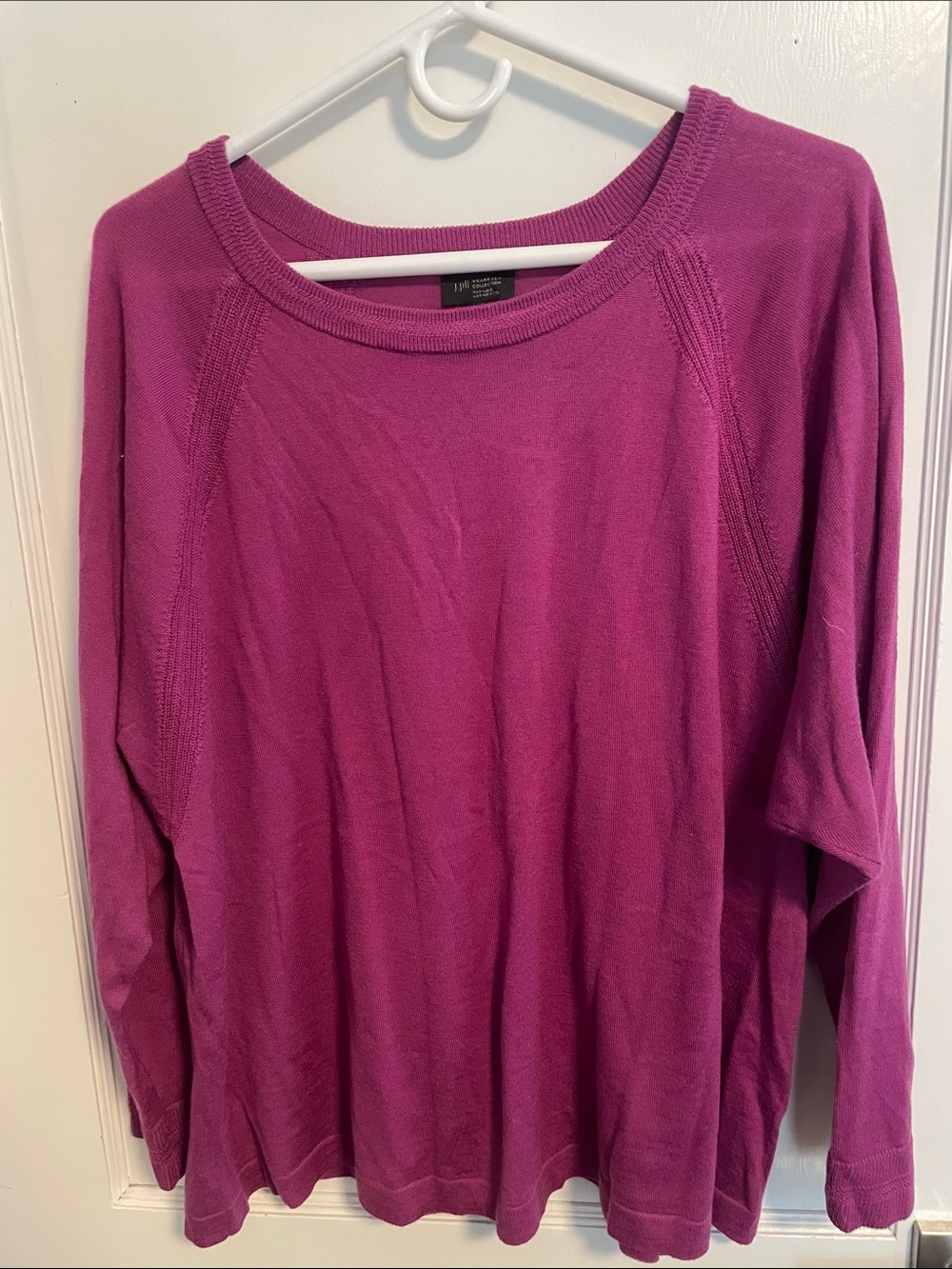 J. Jill Wearever Collection Washable Merino Wool Crewneck Sweater
